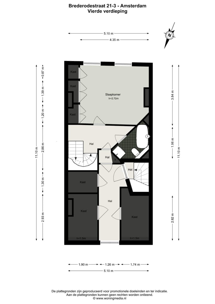 Foto 34 van Brederodestraat 21-3
