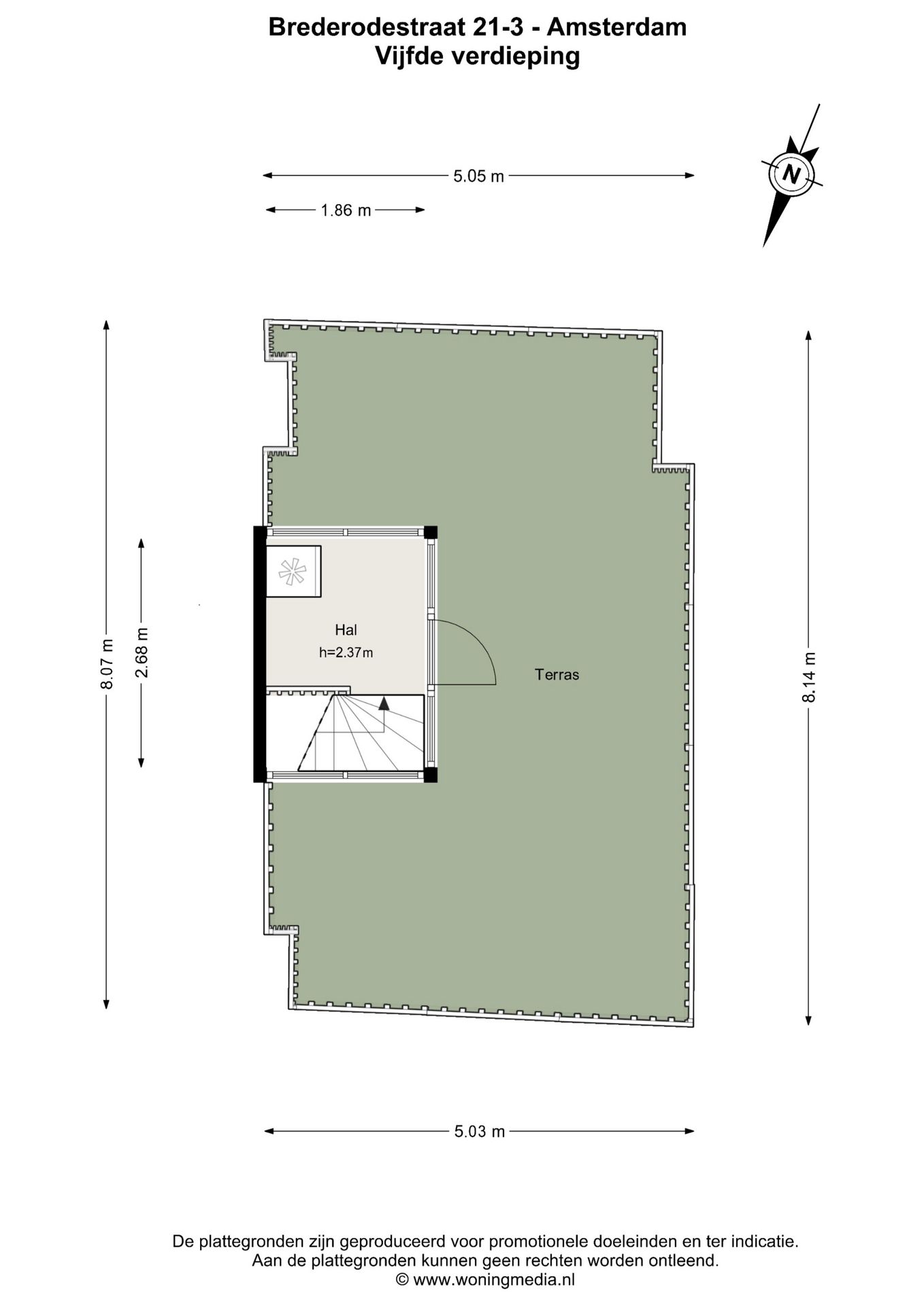 Photo 35 of Brederodestraat 21-3