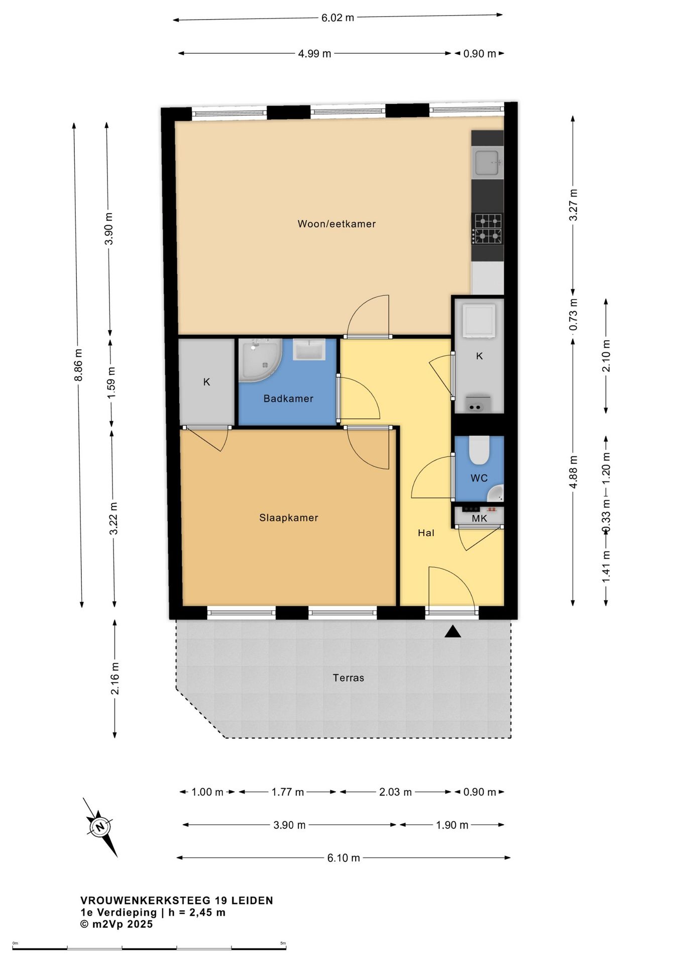 Foto 5 van Vrouwenkerksteeg 19