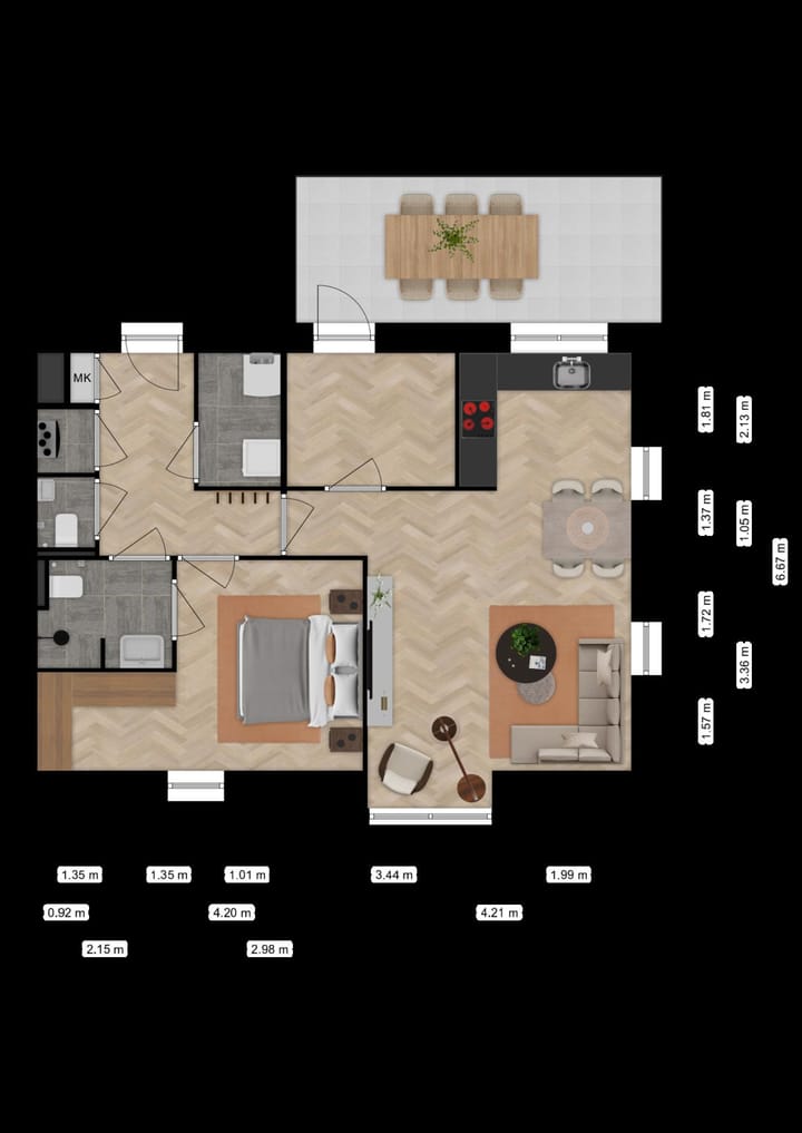 Foto 3 van Boomcateweg 1-02