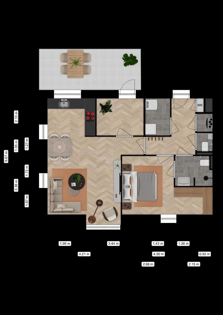 Foto 2 van Boomcateweg 1-03