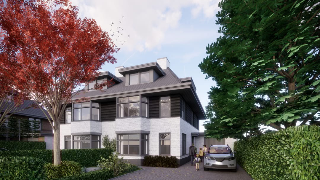 Foto 1 van Riante Dubbele villa's (Bouwnr. 3)