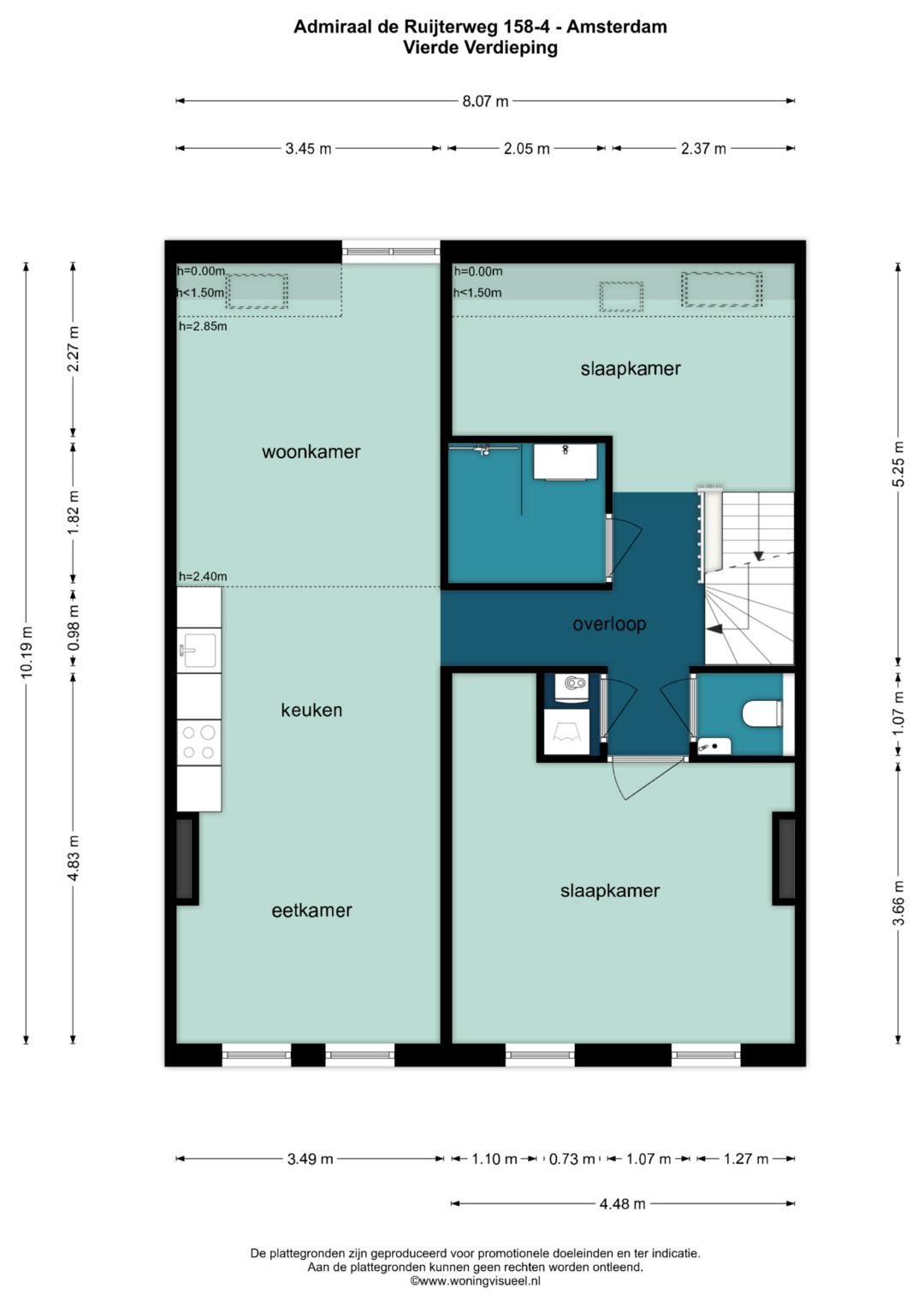 Foto 33 van Admiraal De Ruijterweg 158-4