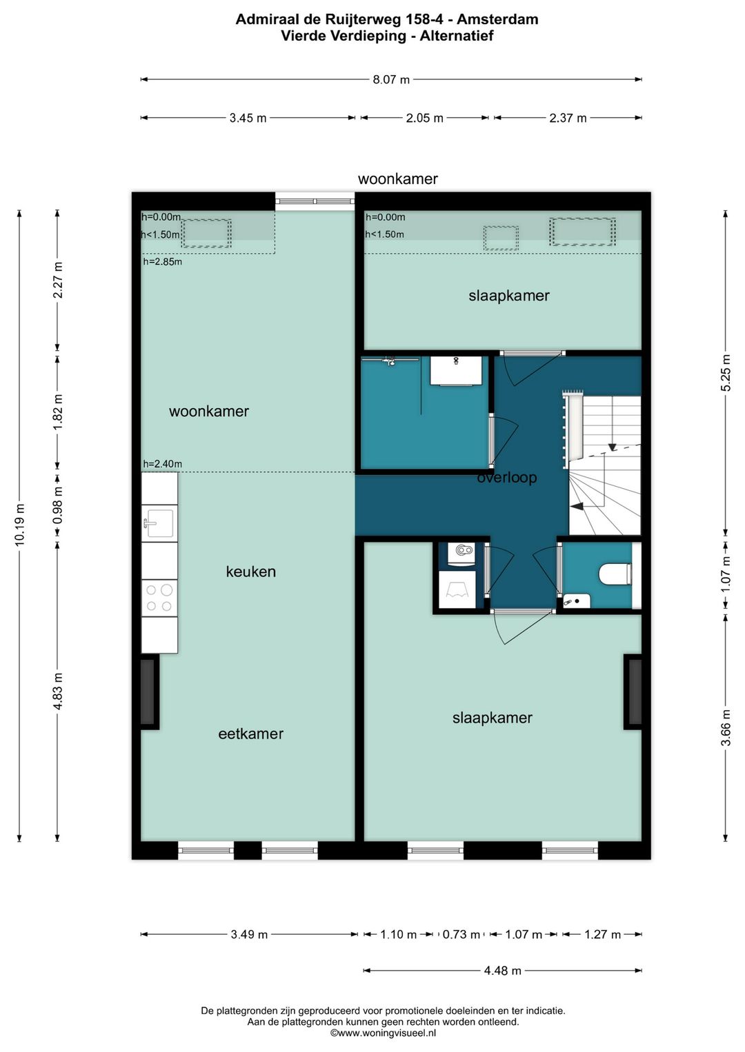Foto 37 van Admiraal De Ruijterweg 158-4
