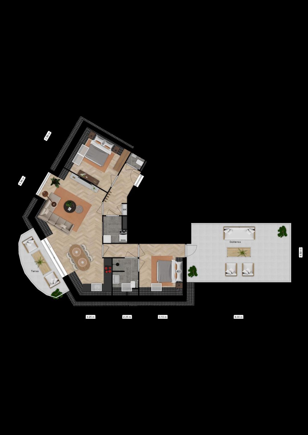 Foto 2 van Boomcateweg 1-07