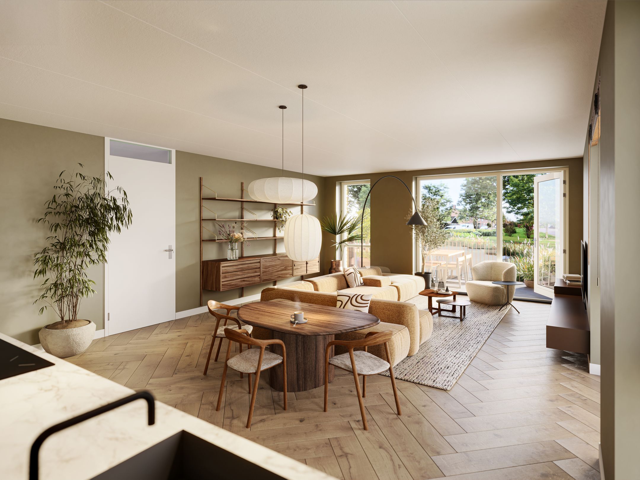 Foto 3 van 3 - KAMER APPARTEMENT (Bouwnr. 17)