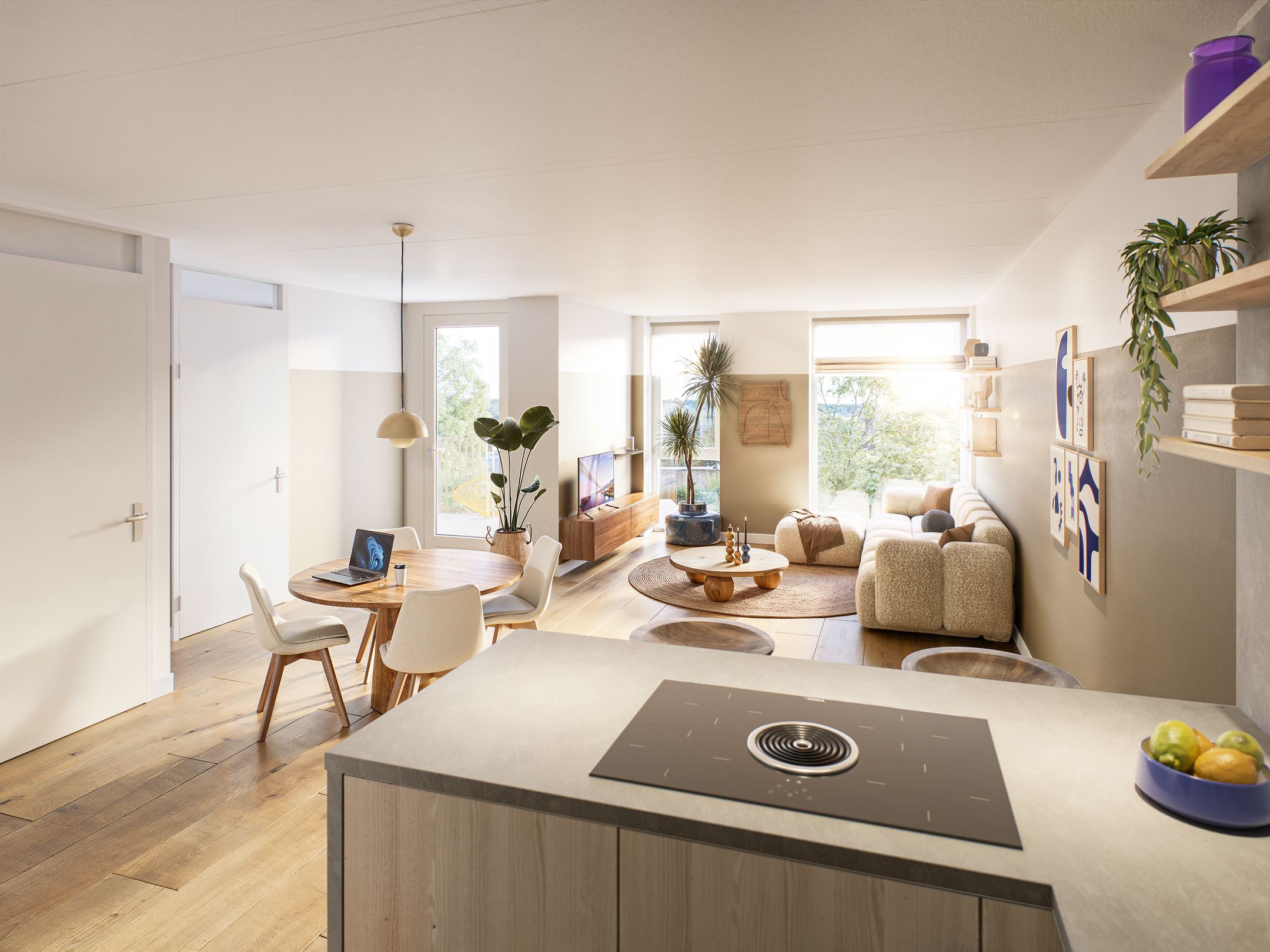 Foto 6 van BETAALBAAR 3 - KAMER APPARTEMENT (Bouwnr. 28)