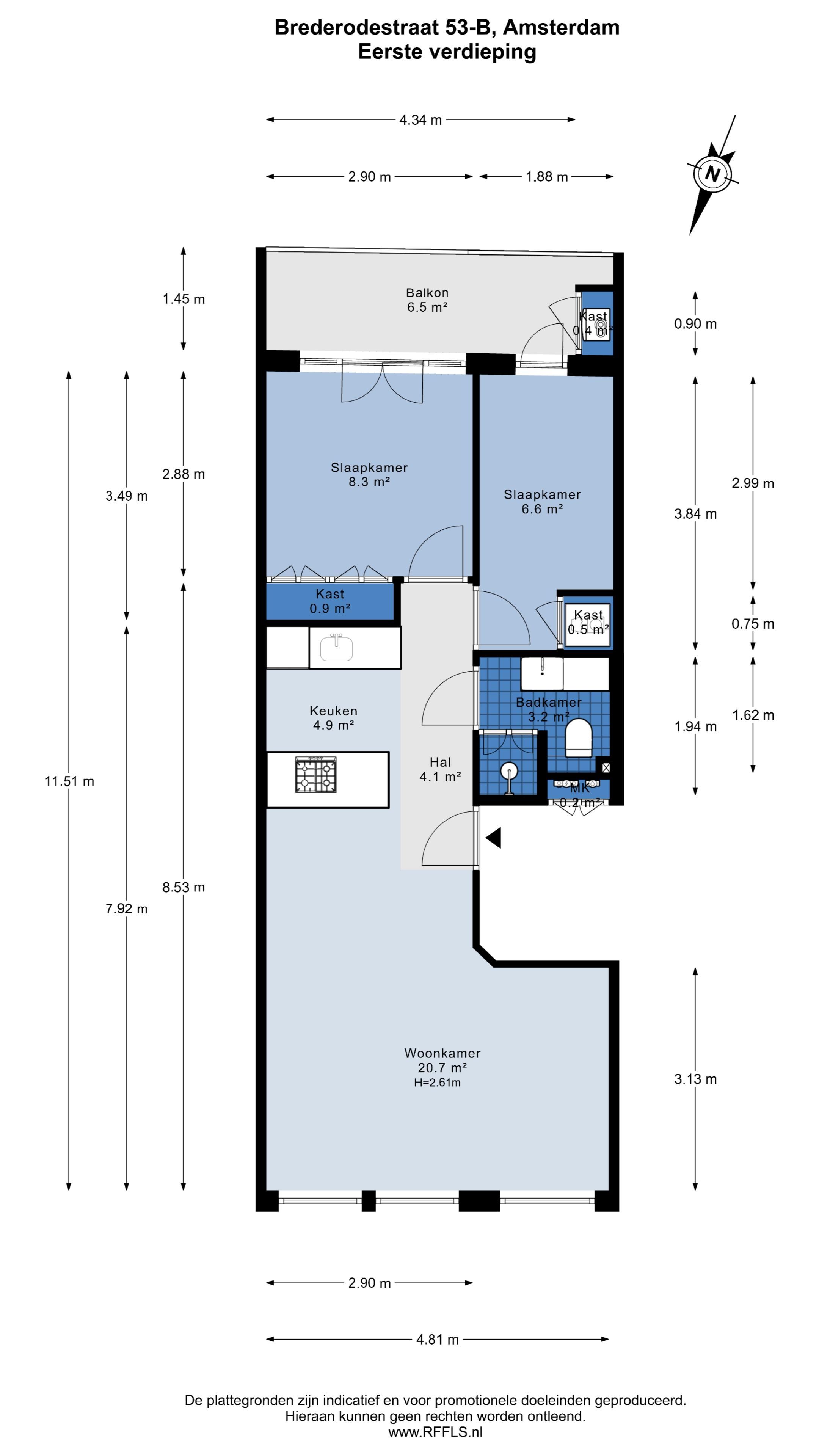 Foto 39 van Brederodestraat 53-B