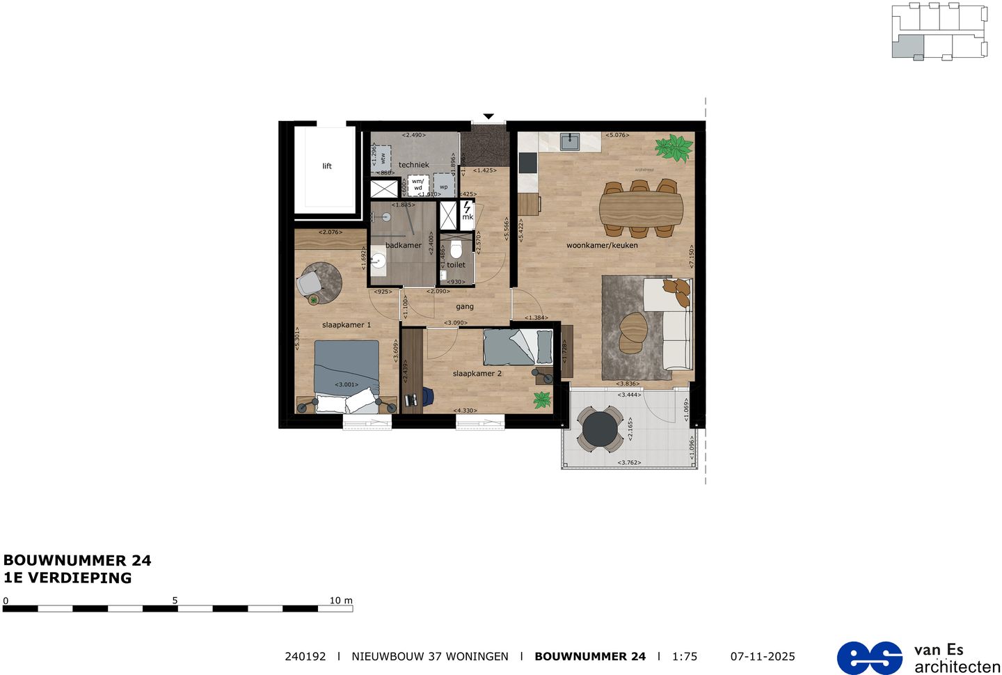 Foto 4 van appartement (Bouwnr. 24)
