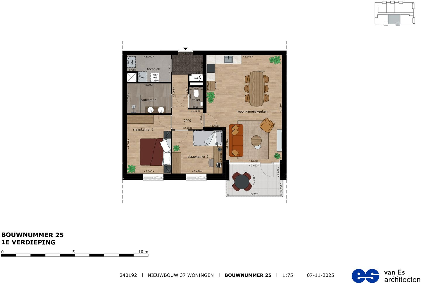 Foto 4 van appartement (Bouwnr. 25)