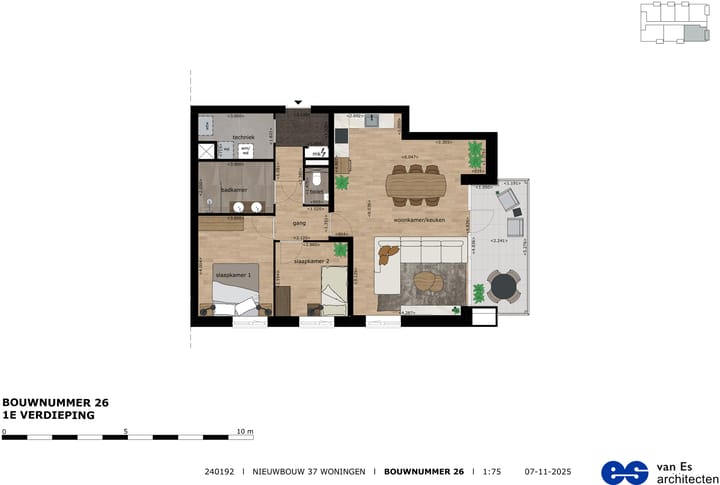 Foto 3 van appartement (Bouwnr. 26)