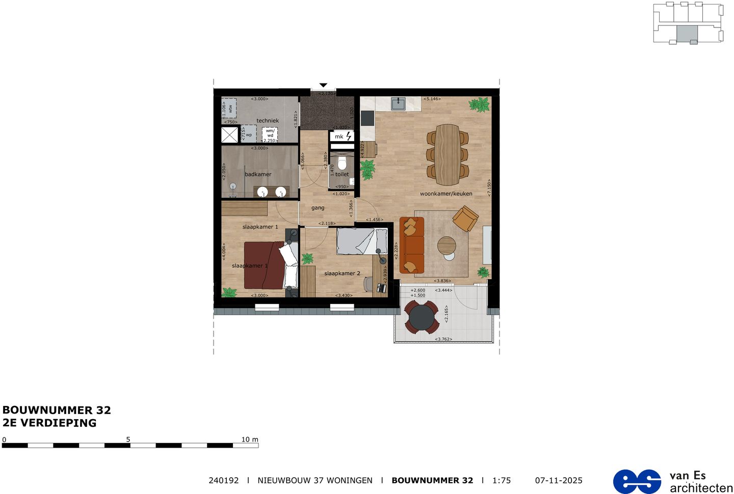 Foto 4 van appartement (Bouwnr. 32)