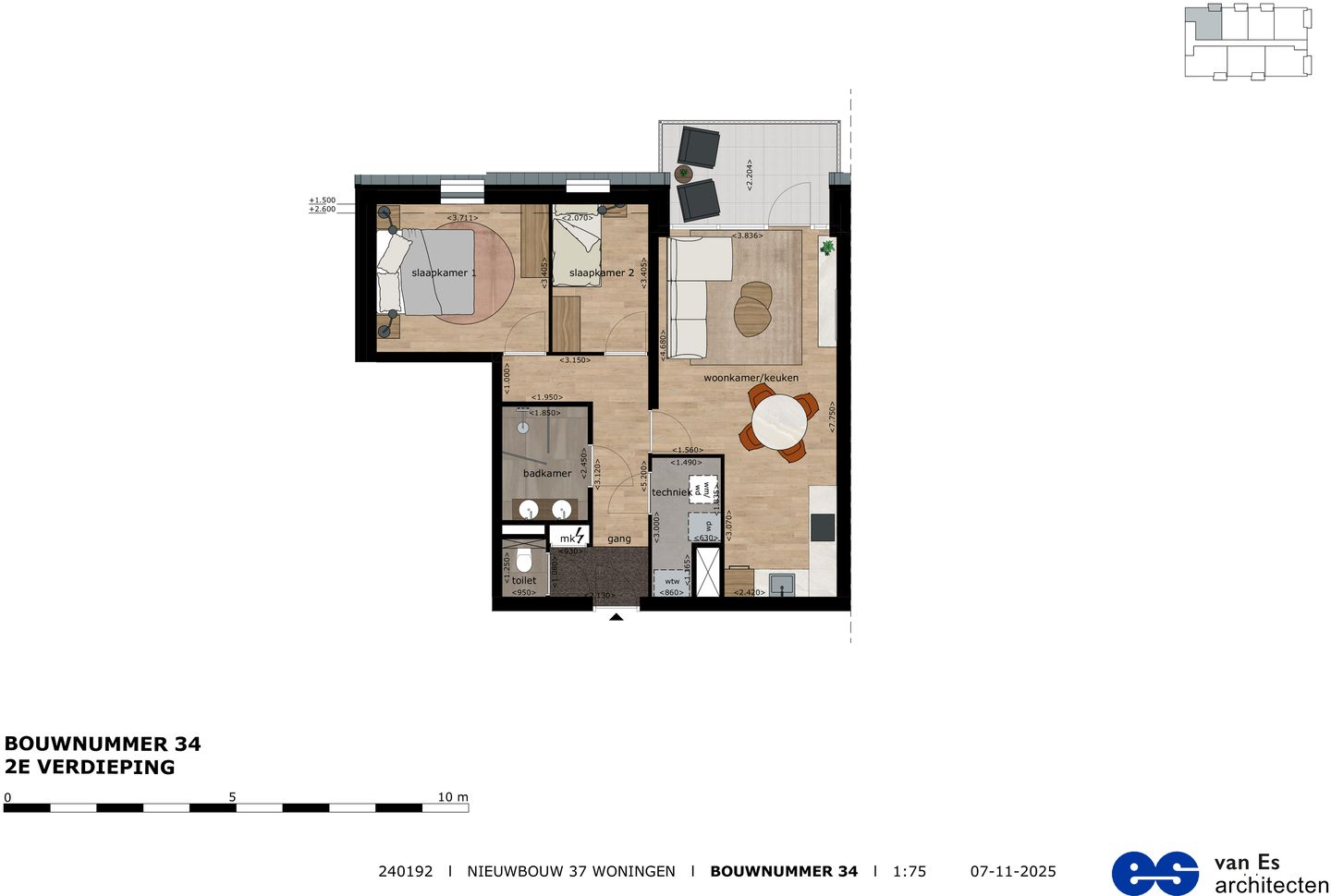 Foto 4 van appartement (Bouwnr. 34)