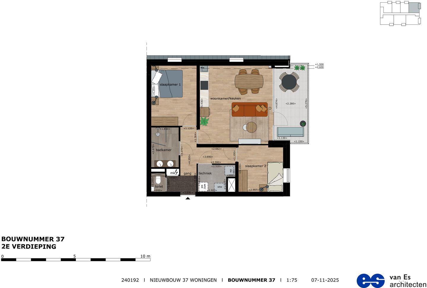 Foto 4 van appartement (Bouwnr. 37)