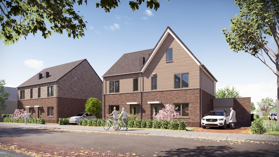 Foto 1 van Twee-onder-één kapwoning (Bouwnr. 1)