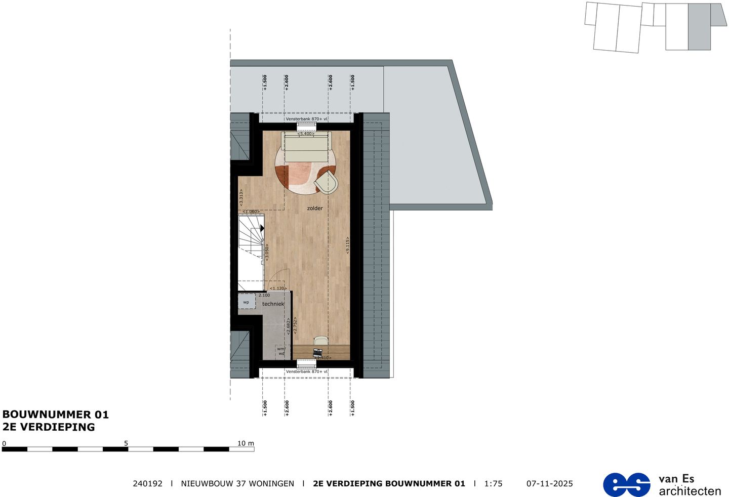 Foto 4 van Twee-onder-één kapwoning (Bouwnr. 1)