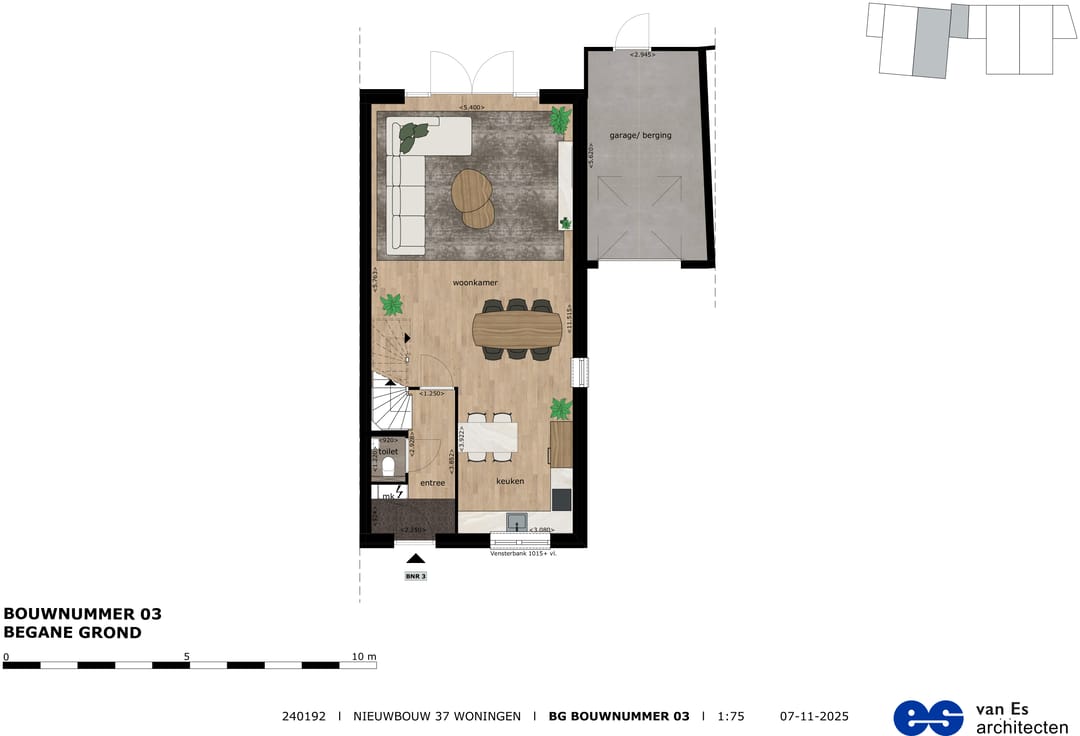Foto 2 van Twee-onder-één kapwoning (Bouwnr. 3)