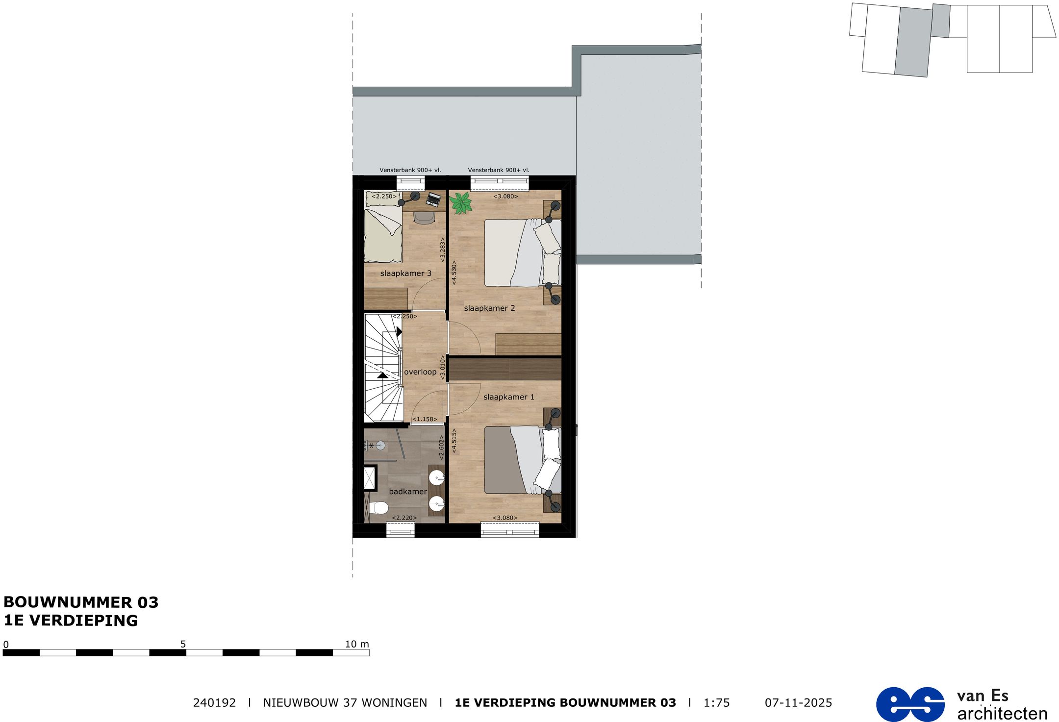 Foto 3 van Twee-onder-één kapwoning (Bouwnr. 3)