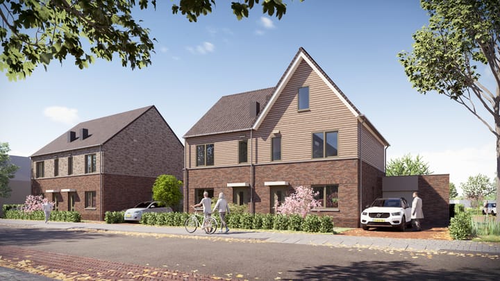 Foto 1 van Twee-onder-één kapwoning (Bouwnr. 2)