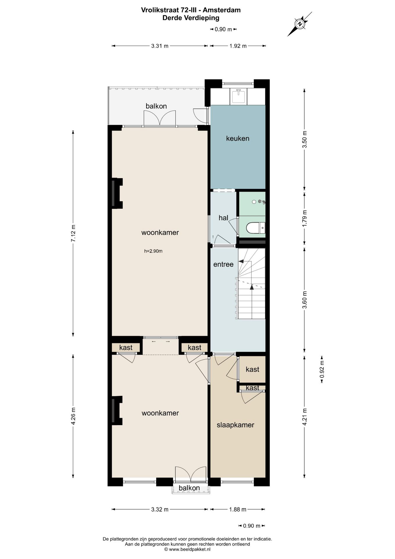 Foto 54 van Vrolikstraat 72-3