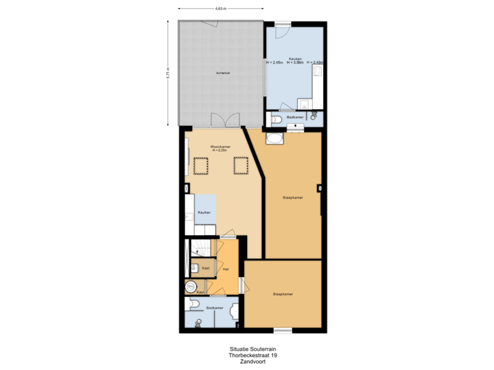 Situatie - Souterrain