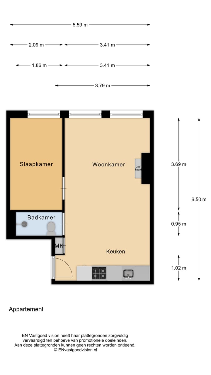 Photo 24 of Kinkerstraat 67-3A