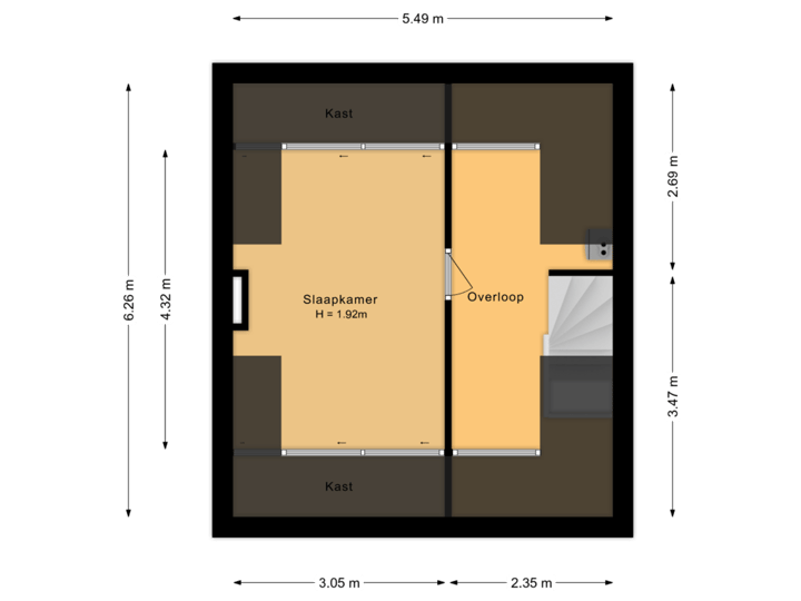 Tweede verdieping (optioneel)