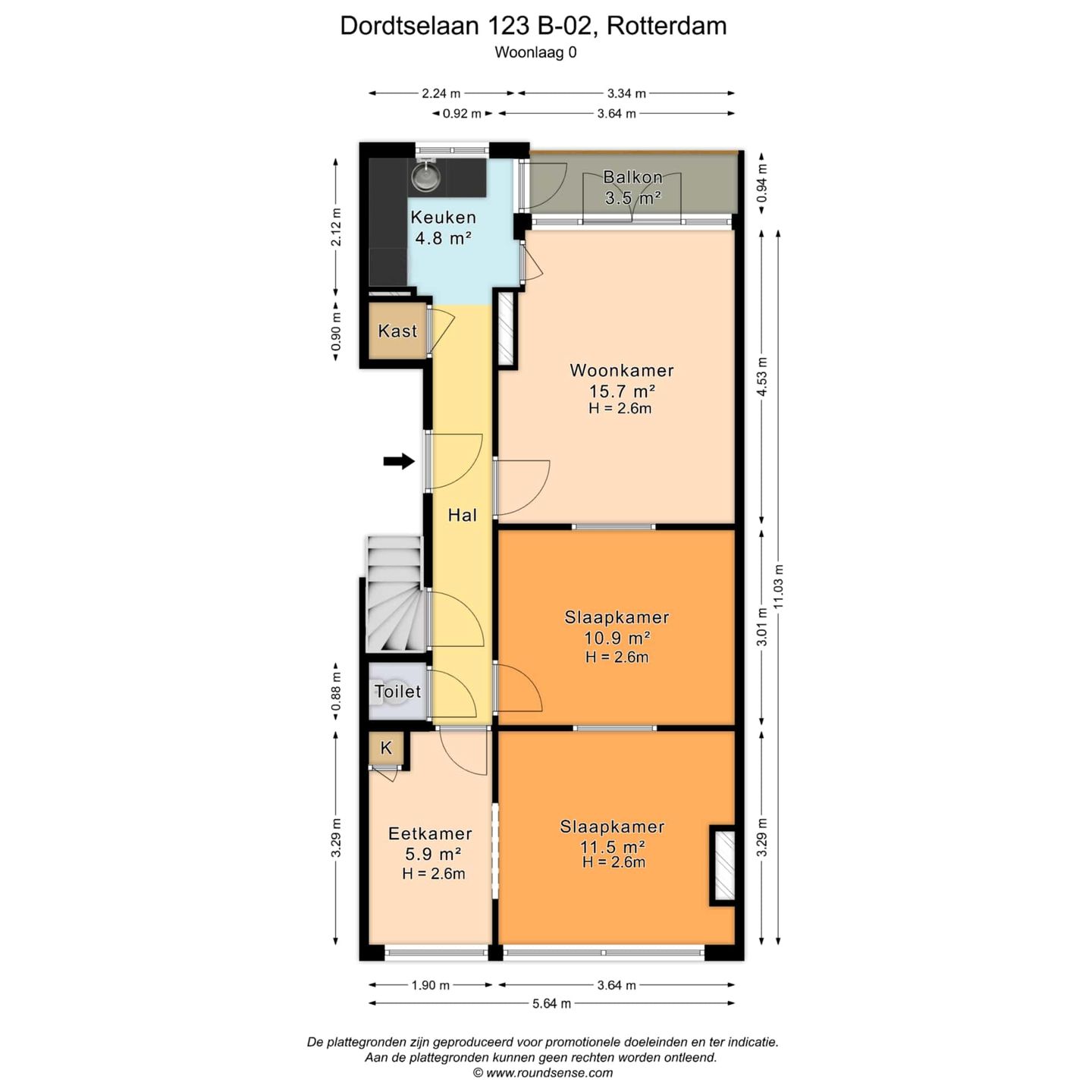 Foto 40 van Dordtselaan 123-B02