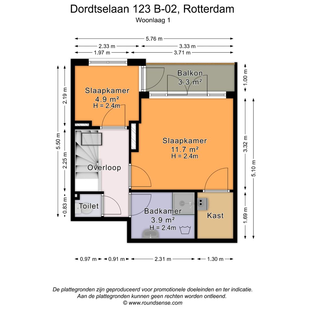 Foto 41 van Dordtselaan 123-B02
