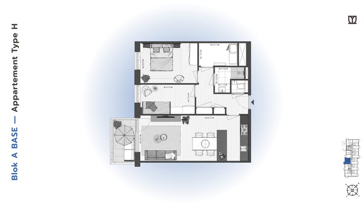 Photo 14 of 161 | BASE | Koopapp Type H/S | Blok A (Bouwnr. 161)