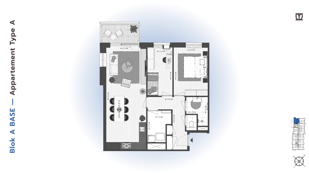 Foto 13 van 126 | BASE | Koopapp Type A/M | Blok A (Bouwnr. 126)
