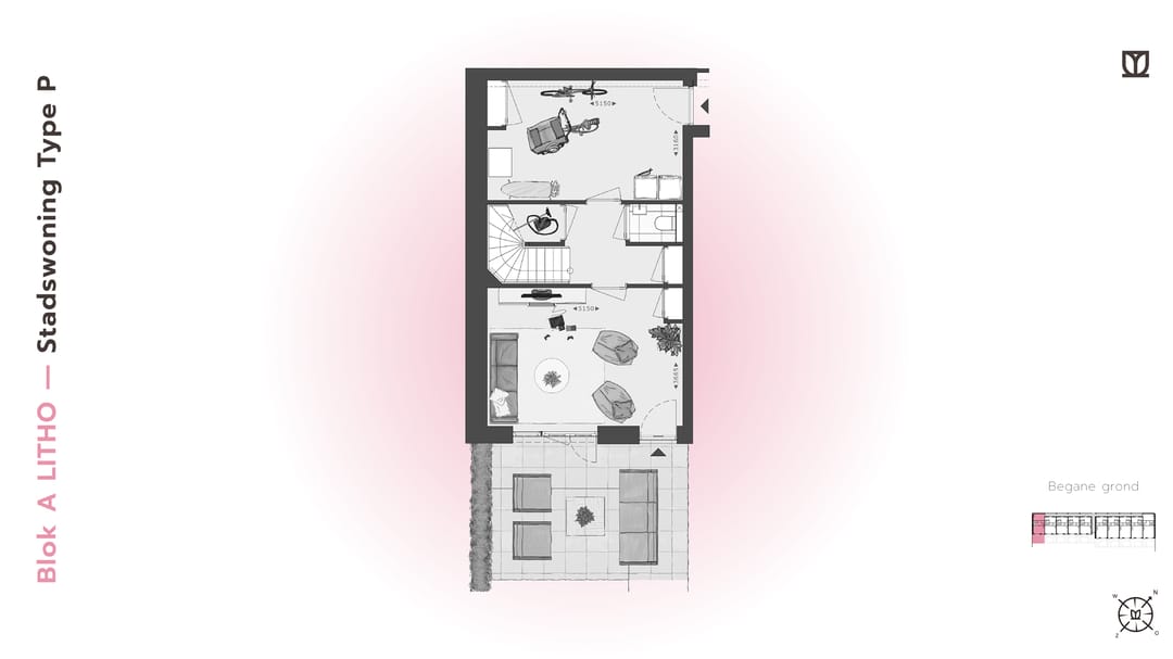 Foto 13 van 177 | LITHO | Stadswoning Type P/L | Blok A (Bouwnr. 177)