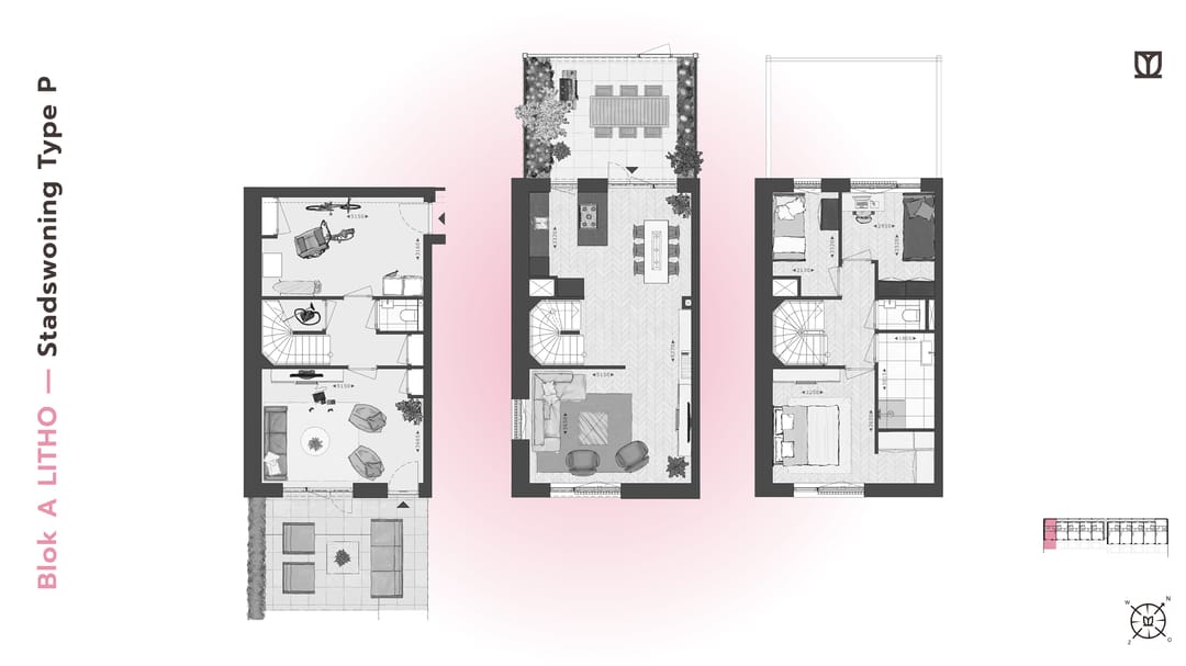 Foto 16 van 177 | LITHO | Stadswoning Type P/L | Blok A (Bouwnr. 177)