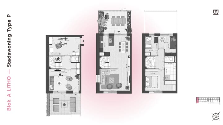 Photo 16 of 177 | LITHO | Stadswoning Type P/L | Blok A (Bouwnr. 177)