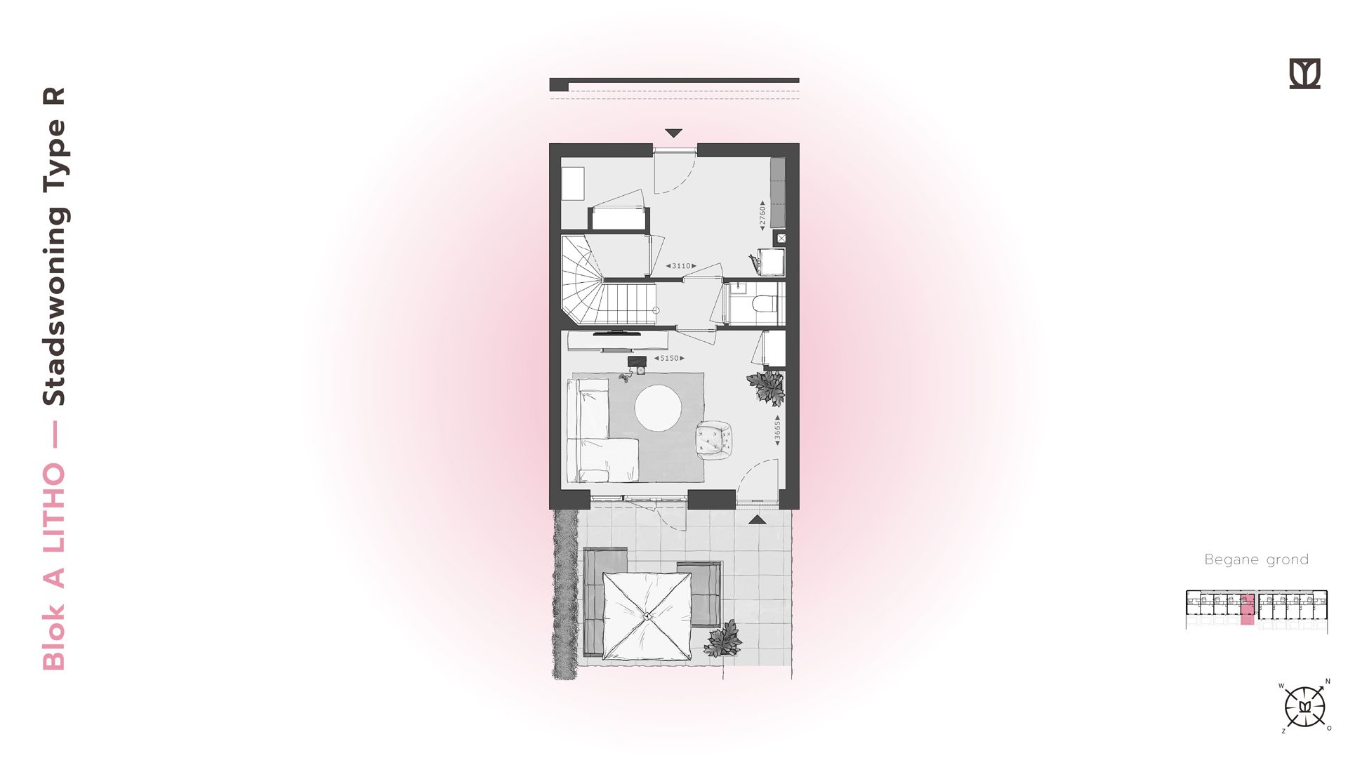 Foto 15 van 181 | LITHO | Stadswon Type R/XL | Blok A (Bouwnr. 181)