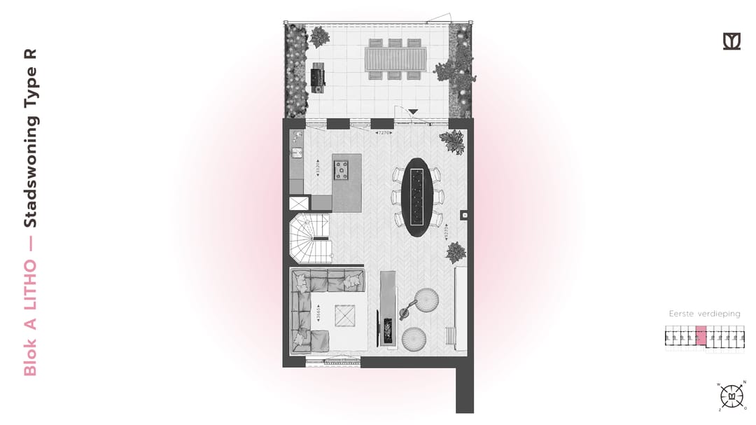 Foto 16 van 181 | LITHO | Stadswon Type R/XL | Blok A (Bouwnr. 181)