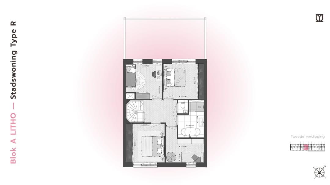 Foto 17 van 181 | LITHO | Stadswon Type R/XL | Blok A (Bouwnr. 181)