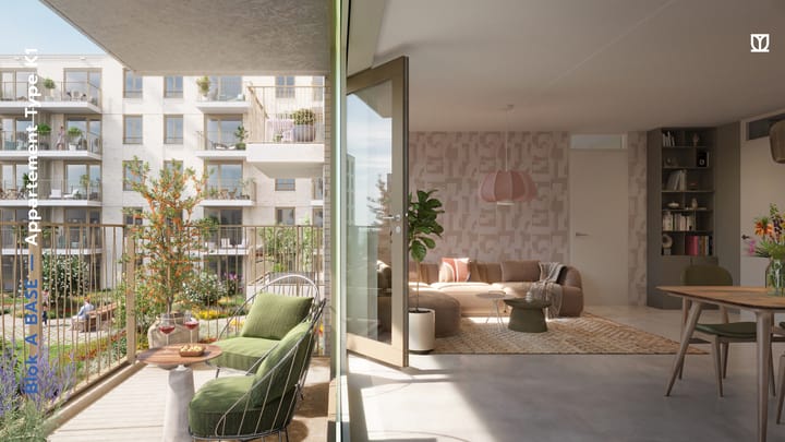 Foto 2 van 175 | BASE | Koopapp Type K/S | Blok A (Bouwnr. 175)