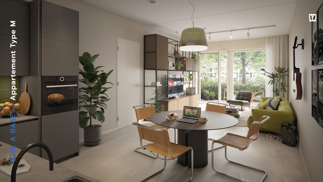 Foto 2 van 147 | BASE | Koopapp Type M/S | Blok A (Bouwnr. 147)