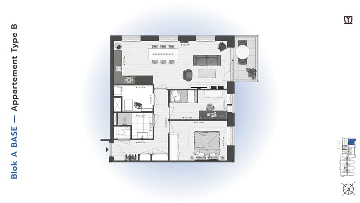 Photo 17 of 109 | BASE | Koopapp Type B/M | Blok A (Bouwnr. 109)