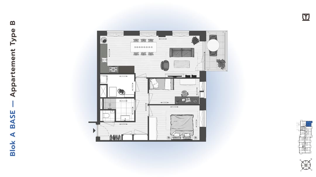 Foto 17 van 132 | BASE | Koopapp Type B/M | Blok A (Bouwnr. 132)