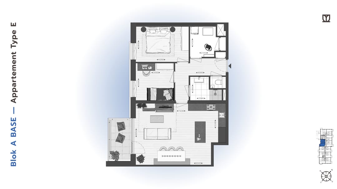 Foto 17 van 114 | BASE | Koopapp Type E/M | Blok A (Bouwnr. 114)