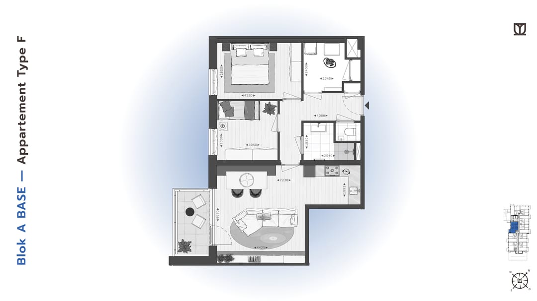 Foto 16 van 129 | BASE | Koopapp Type F/M | Blok A (Bouwnr. 129)