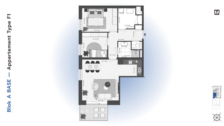 Foto 16 van 134 | BASE | Koopapp Type F/M | Blok A (Bouwnr. 134)