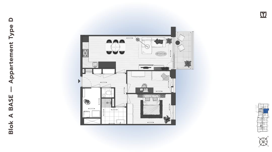 Foto 16 van 128 | BASE | Koopapp Type D/M | Blok A (Bouwnr. 128)
