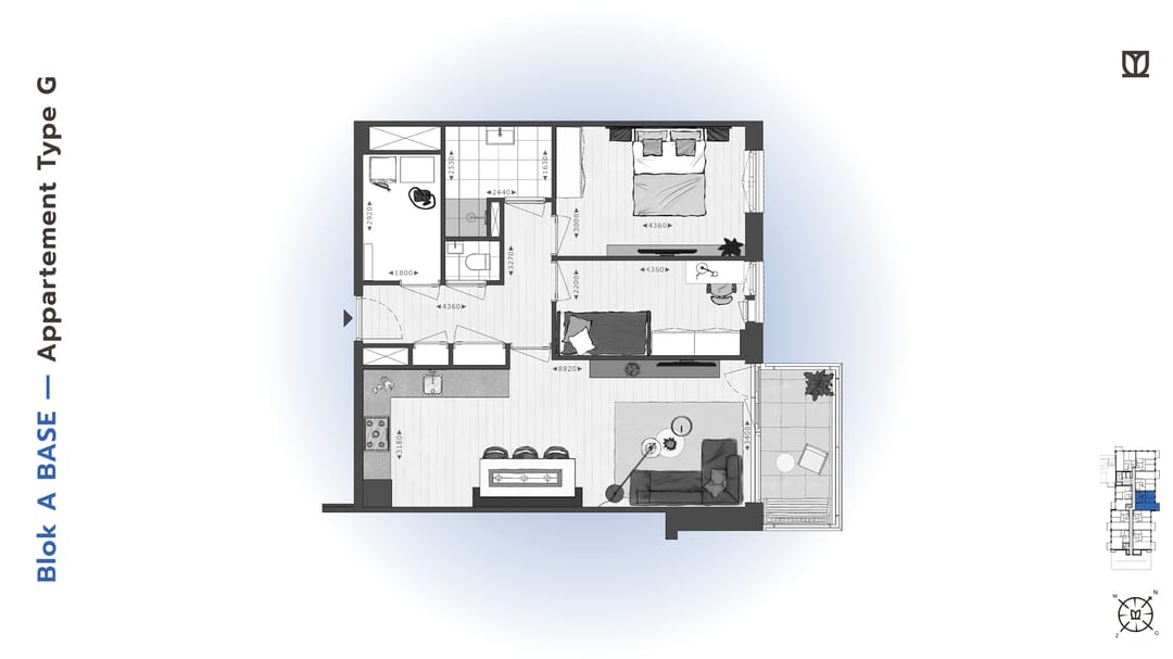 Foto 16 van 120 | BASE | Koopapp Type G/M | Blok A (Bouwnr. 120)