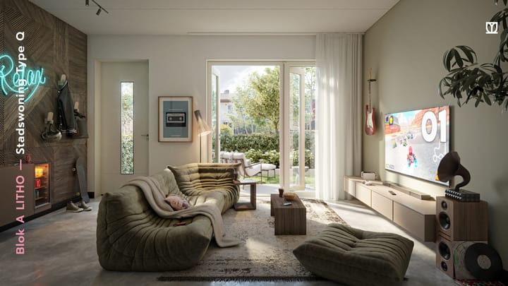 Photo 2 of 179 | LITHO | Stadswoning Type Q/L | Blok A (Bouwnr. 179)