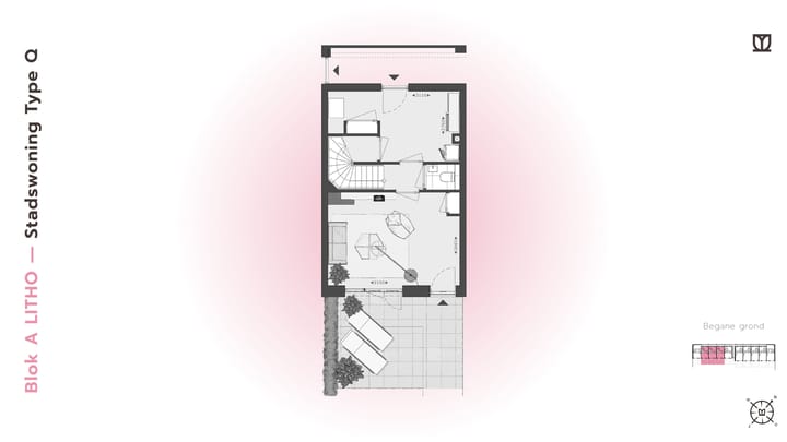 Photo 13 of 180 | LITHO | Stadswoning Type Q/L | Blok A (Bouwnr. 180)