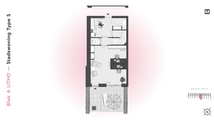 Photo 13 of 182 | LITHO | Stadswon Type S/XL | Blok A (Bouwnr. 182)