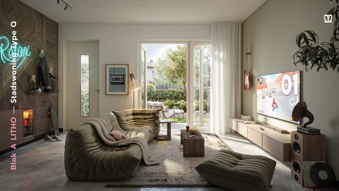 Foto 2 van 180 | LITHO | Stadswoning Type Q/L | Blok A (Bouwnr. 180)